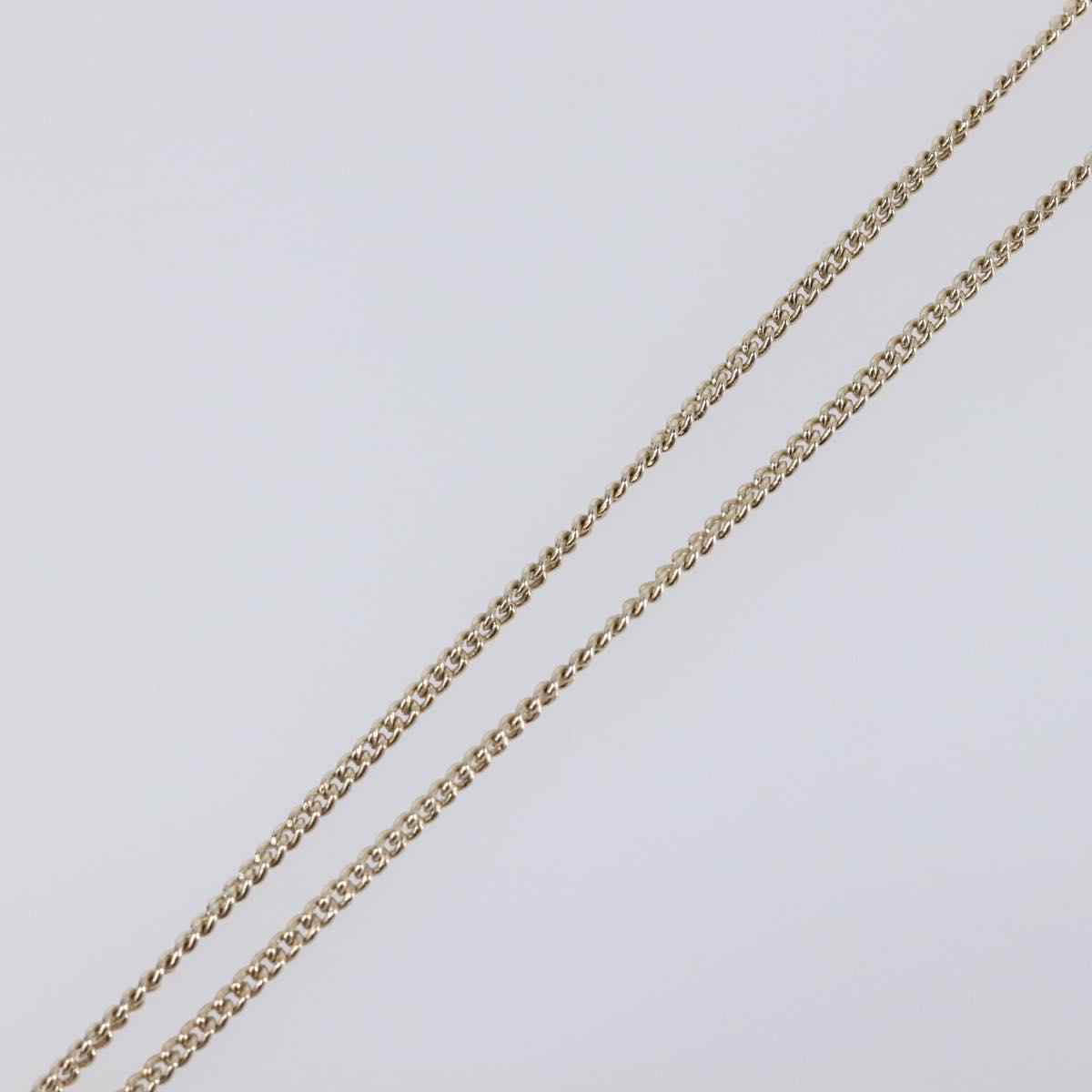 CHANEL COCO Mark Stone Necklace metal Multicolor CC Auth yk20780M