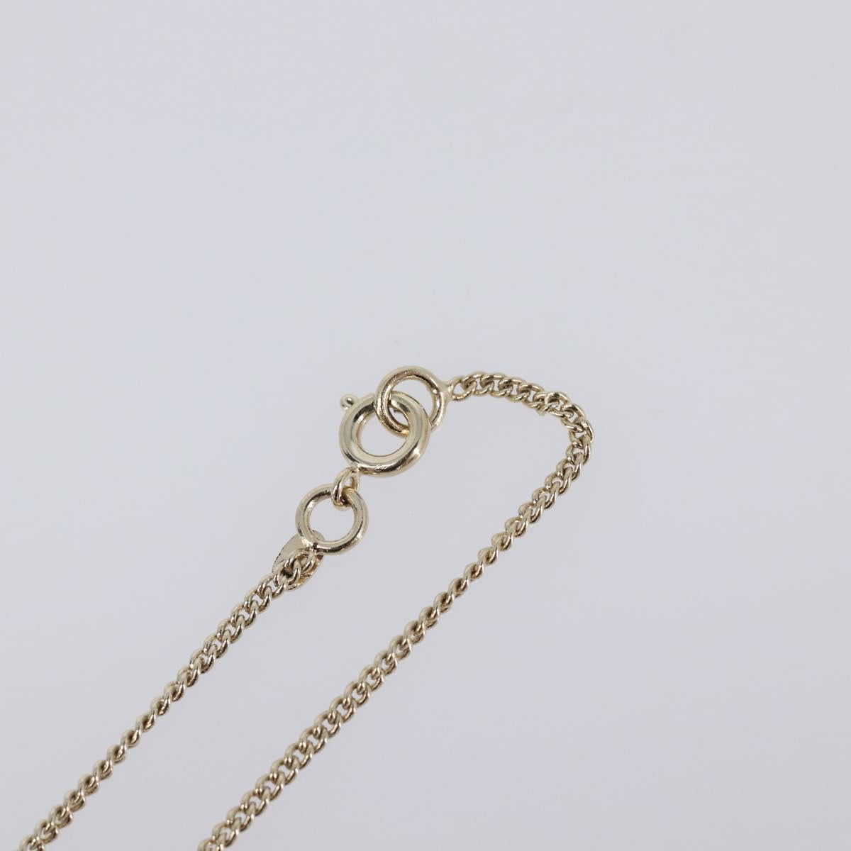 CHANEL COCO Mark Stone Necklace metal Multicolor CC Auth yk20780M
