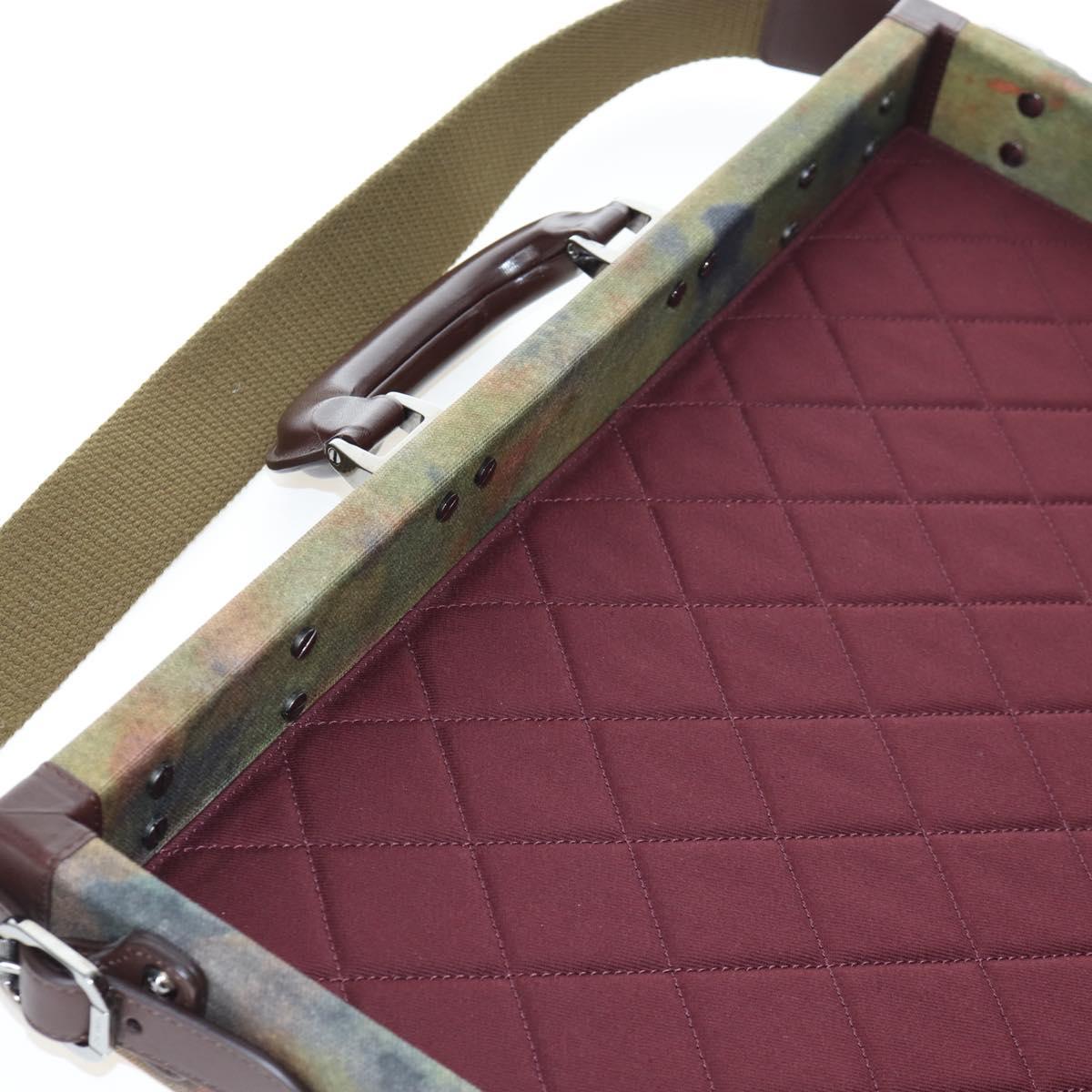 CHANEL Embroidery Graffiti 2015 On The Pavement Attache Case 2way Auth yk20849SM