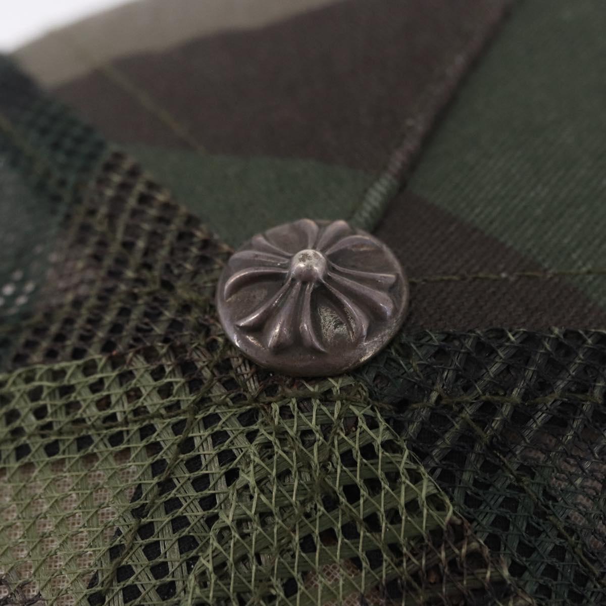 Chrome Hearts Camouflage Cap Cotton Khaki Auth yk20876M