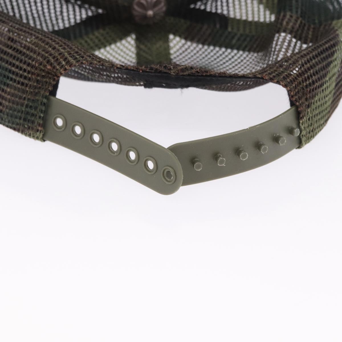 Chrome Hearts Camouflage Cap Cotton Khaki Auth yk20876M