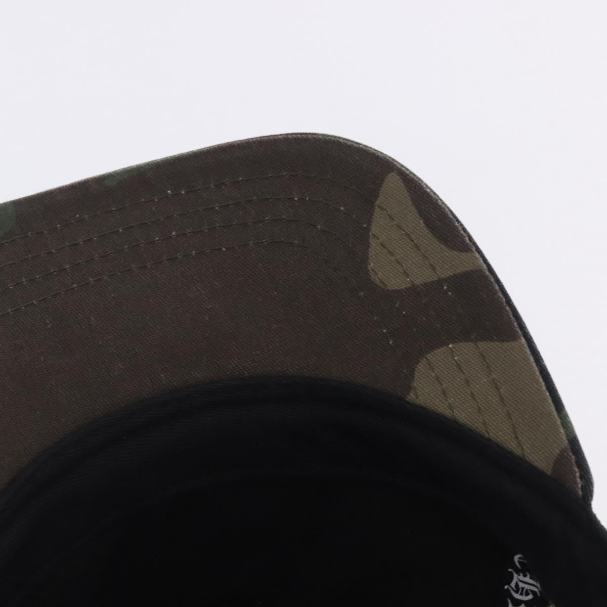 Chrome Hearts Camouflage Cap Cotton Khaki Auth yk20876M