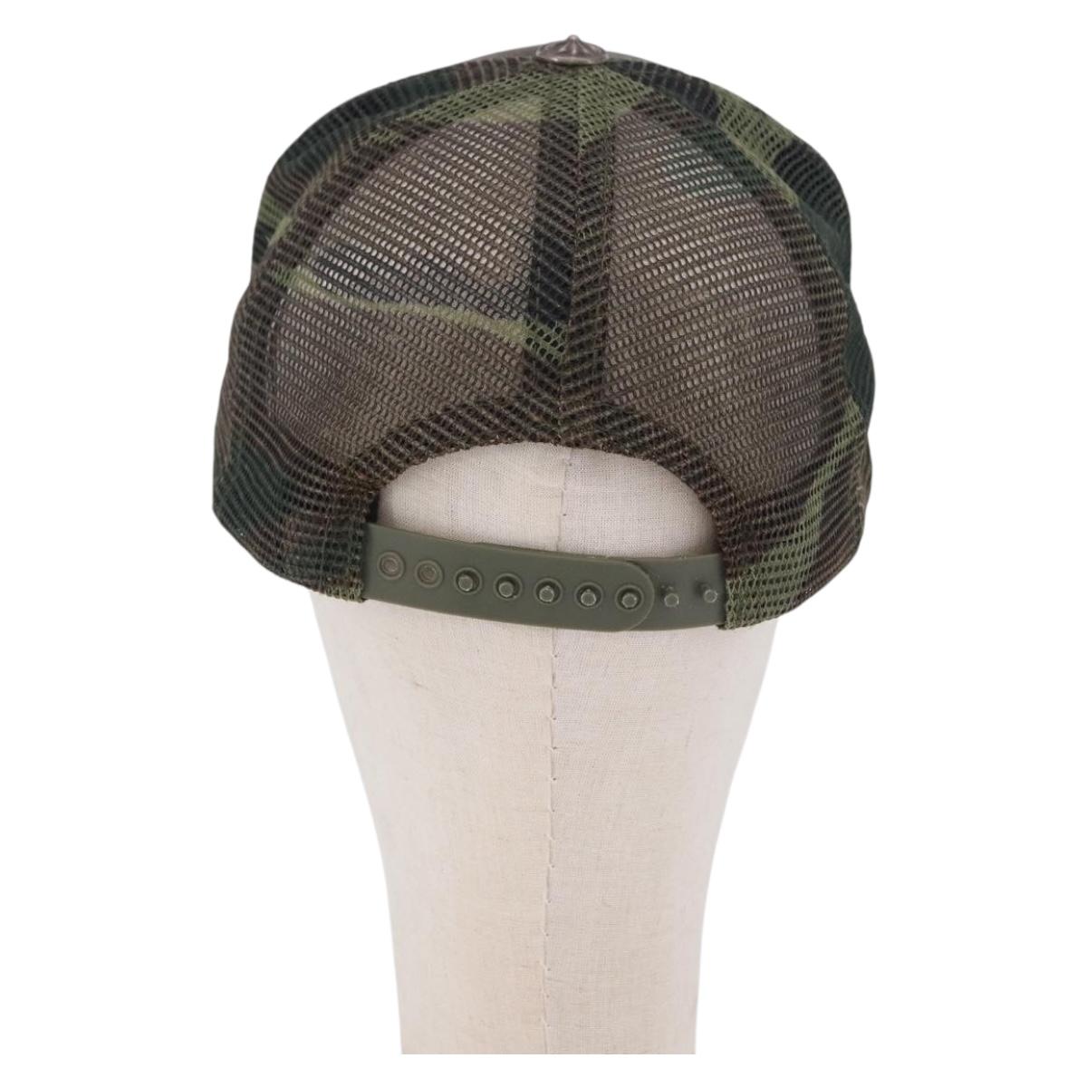 Chrome Hearts Camouflage Cap Cotton Khaki Auth yk20876M