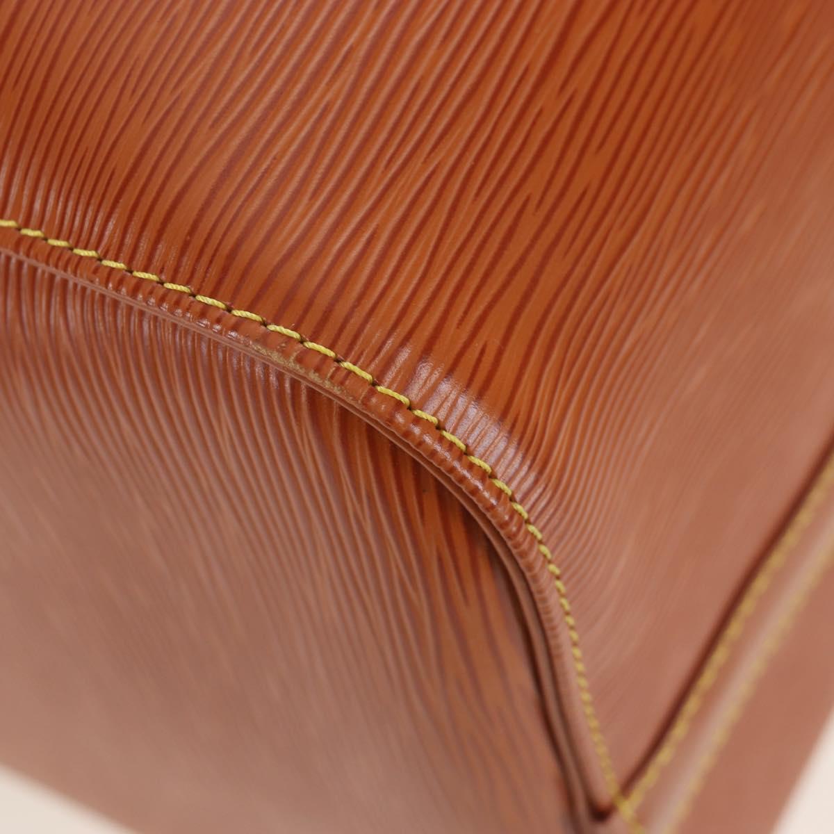 LOUIS VUITTON Epi Keepall 45 Boston Bag Brown M42978 LV Auth yk20878SAV