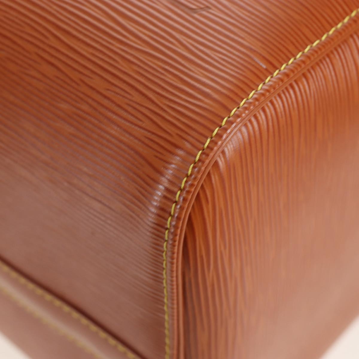 LOUIS VUITTON Epi Keepall 45 Boston Bag Brown M42978 LV Auth yk20878SAV