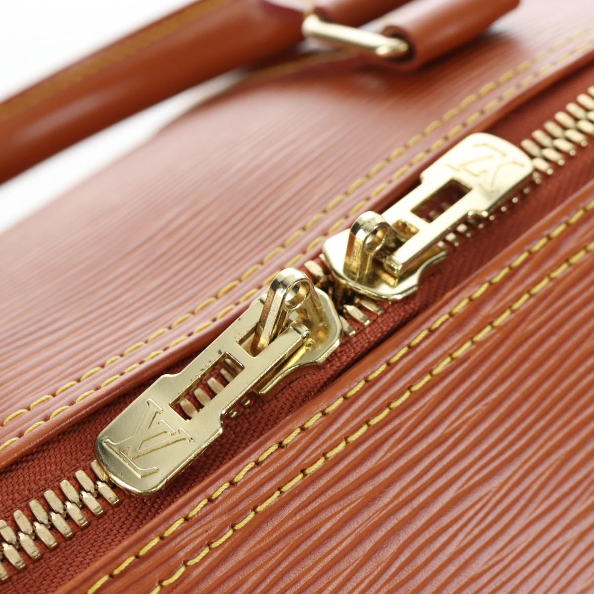 LOUIS VUITTON Epi Keepall 45 Boston Bag Brown M42978 LV Auth yk20878SAV