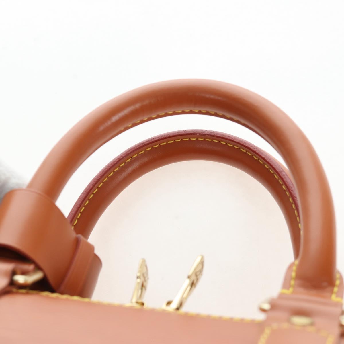 LOUIS VUITTON Epi Keepall 45 Boston Bag Brown M42978 LV Auth yk20878SAV