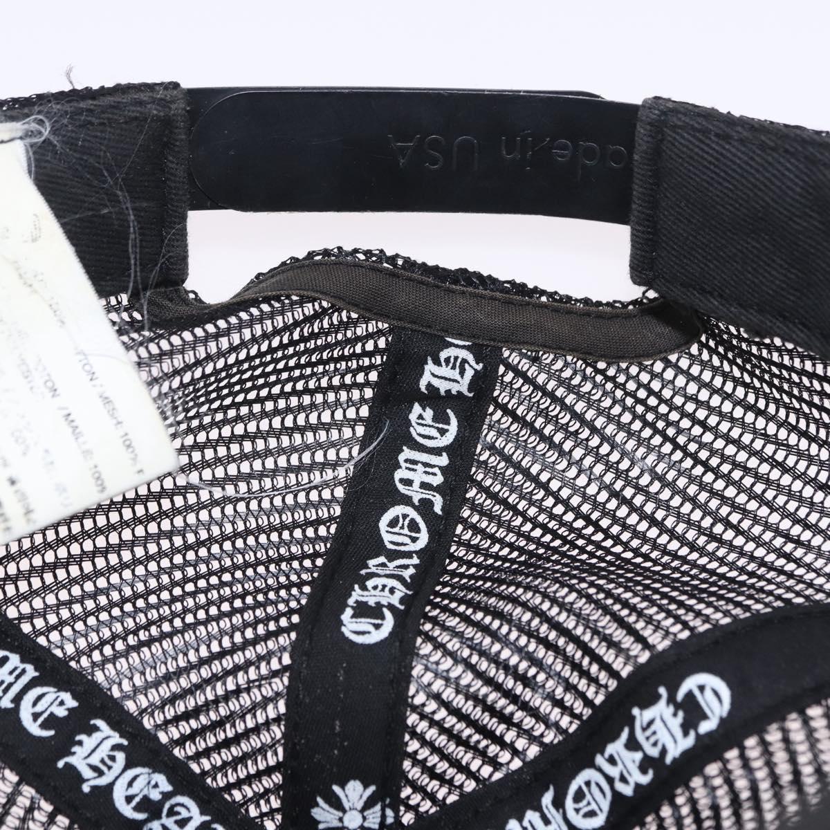 Chrome Hearts Camouflage Cap Cotton Black Auth yk20884M