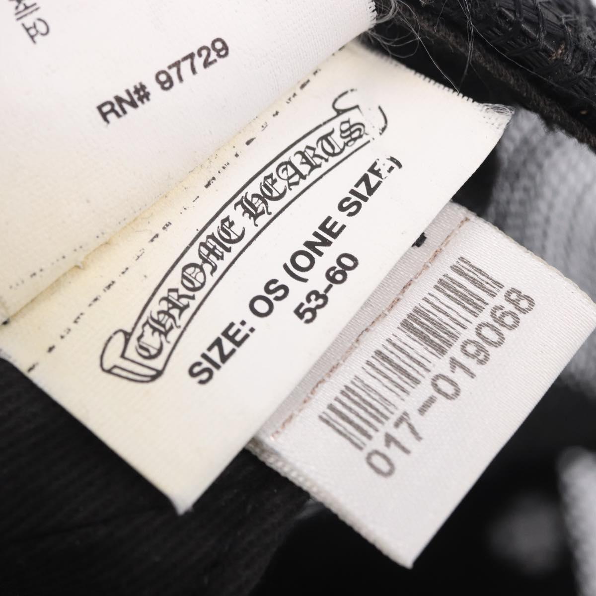 Chrome Hearts Camouflage Cap Cotton Black Auth yk20884M