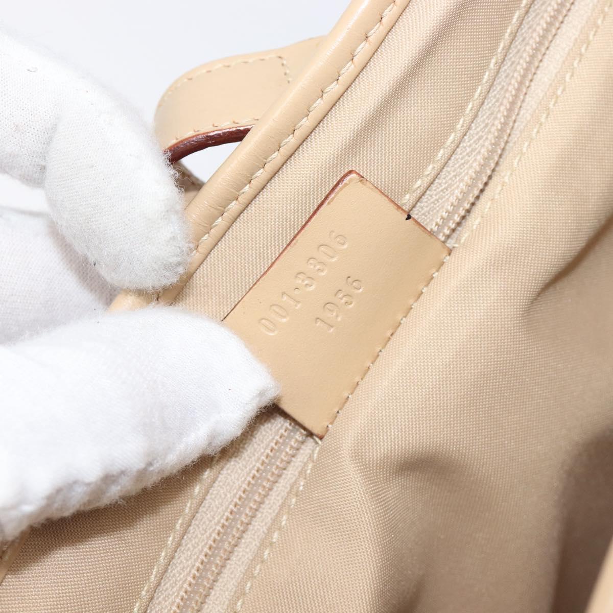 GUCCI GG Canvas Jackie Hand Bag Pink Gold 001 3306 Auth yk20886V