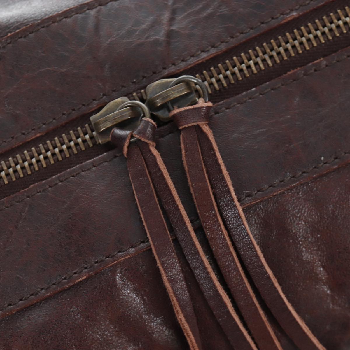 BALENCIAGA The Twiggy Hand Bag Leather 2way Brown 128523 Auth yk20892M