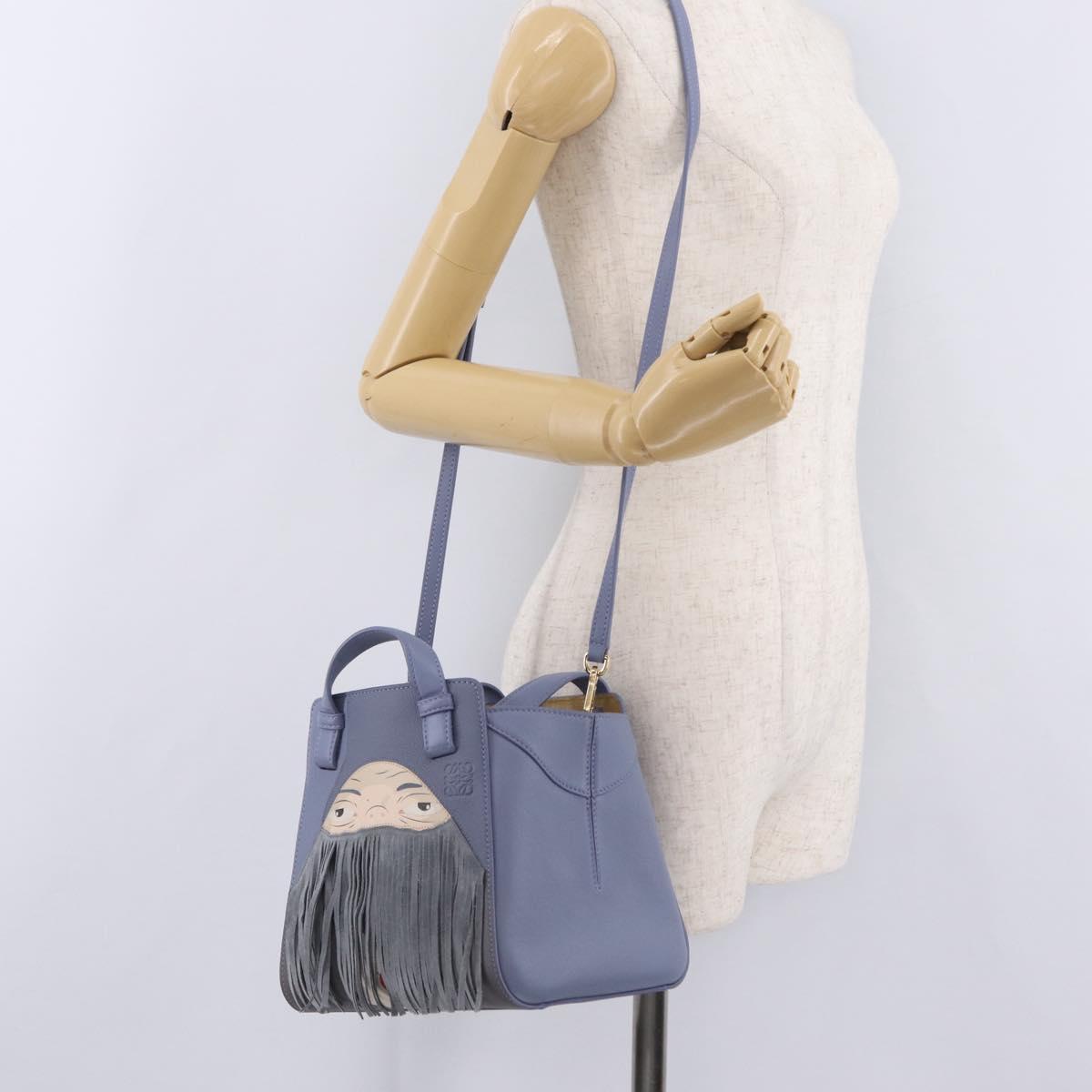 LOEWE Howl's Moving Castle Markl Hammock Nugget Bag Leather 2way Auth yk20930SM