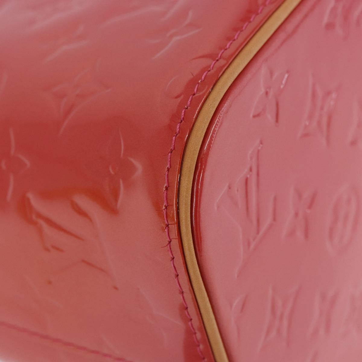 LOUIS VUITTON Monogram Vernis Houston Bag Fran Boise M9135F LV Auth yk20933SAM