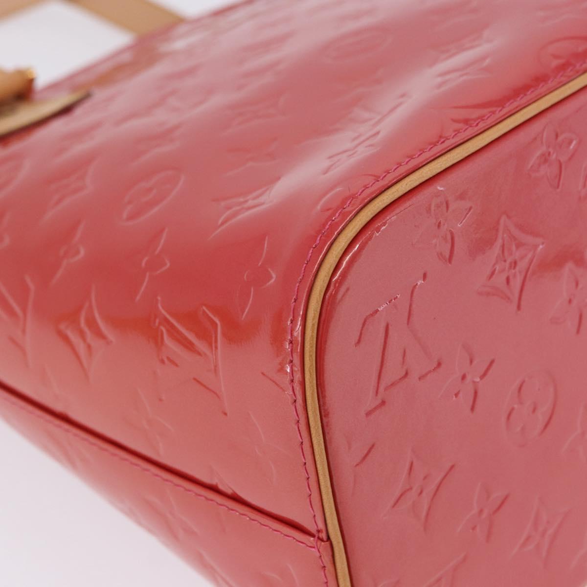LOUIS VUITTON Monogram Vernis Houston Bag Fran Boise M9135F LV Auth yk20933SAM