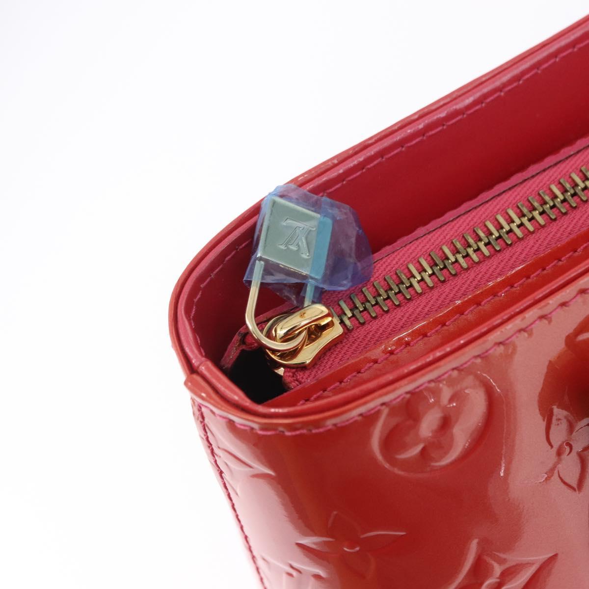 LOUIS VUITTON Monogram Vernis Houston Bag Fran Boise M9135F LV Auth yk20933SAM