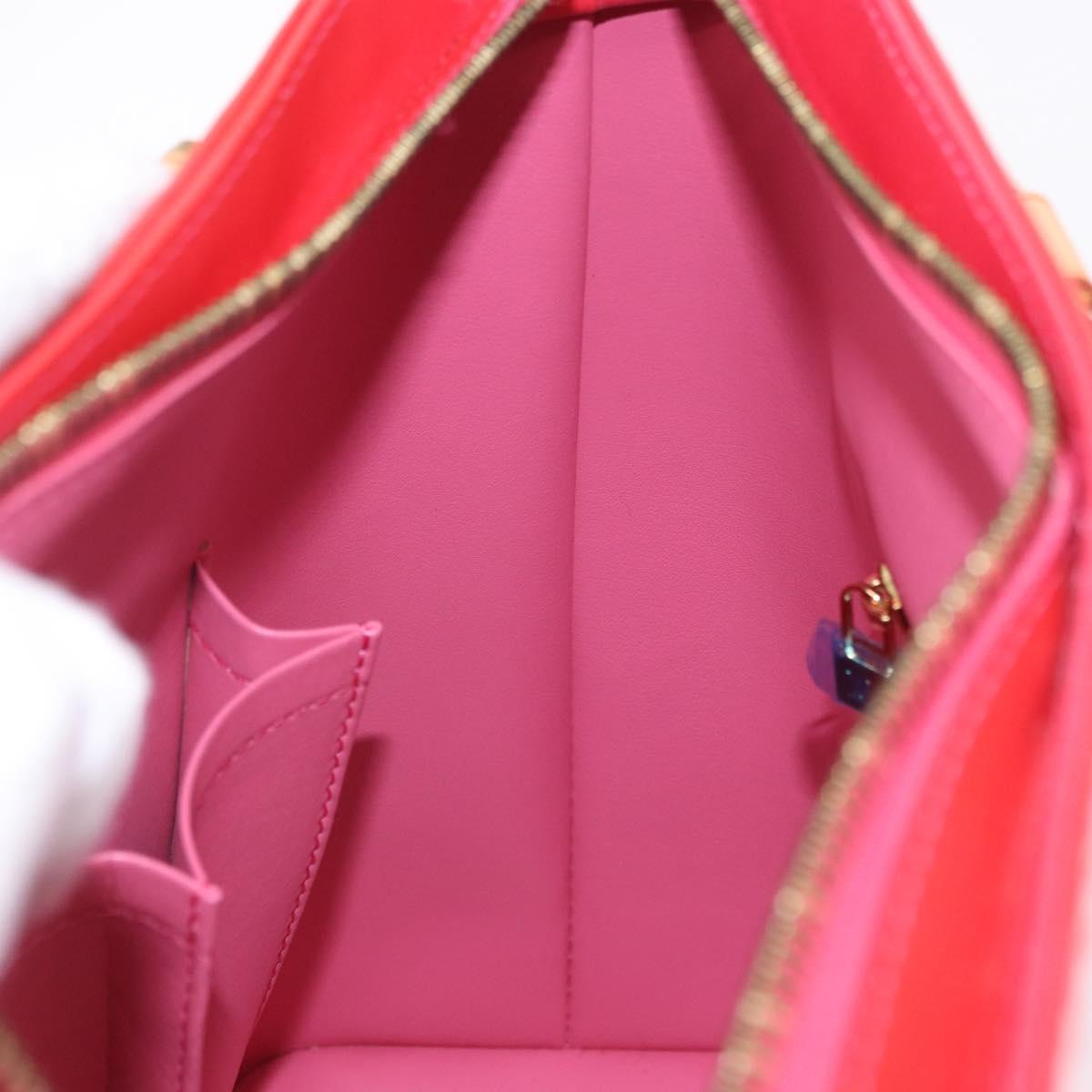 LOUIS VUITTON Monogram Vernis Houston Bag Fran Boise M9135F LV Auth yk20933SAM