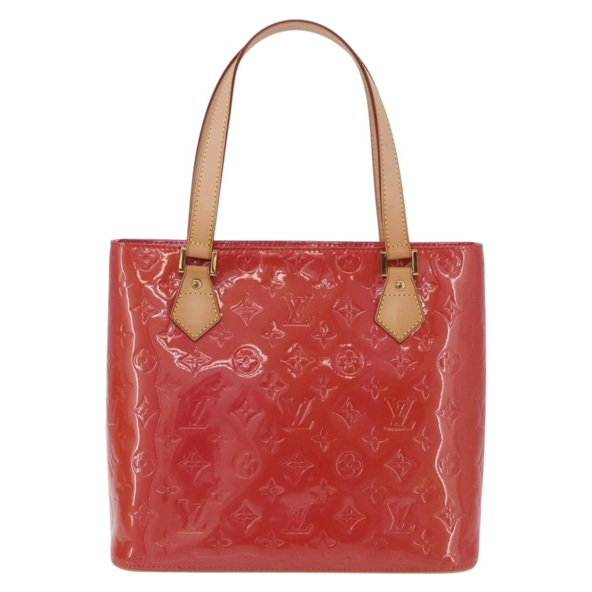 LOUIS VUITTON Monogram Vernis Houston Bag Fran Boise M9135F LV Auth yk20933SAM
