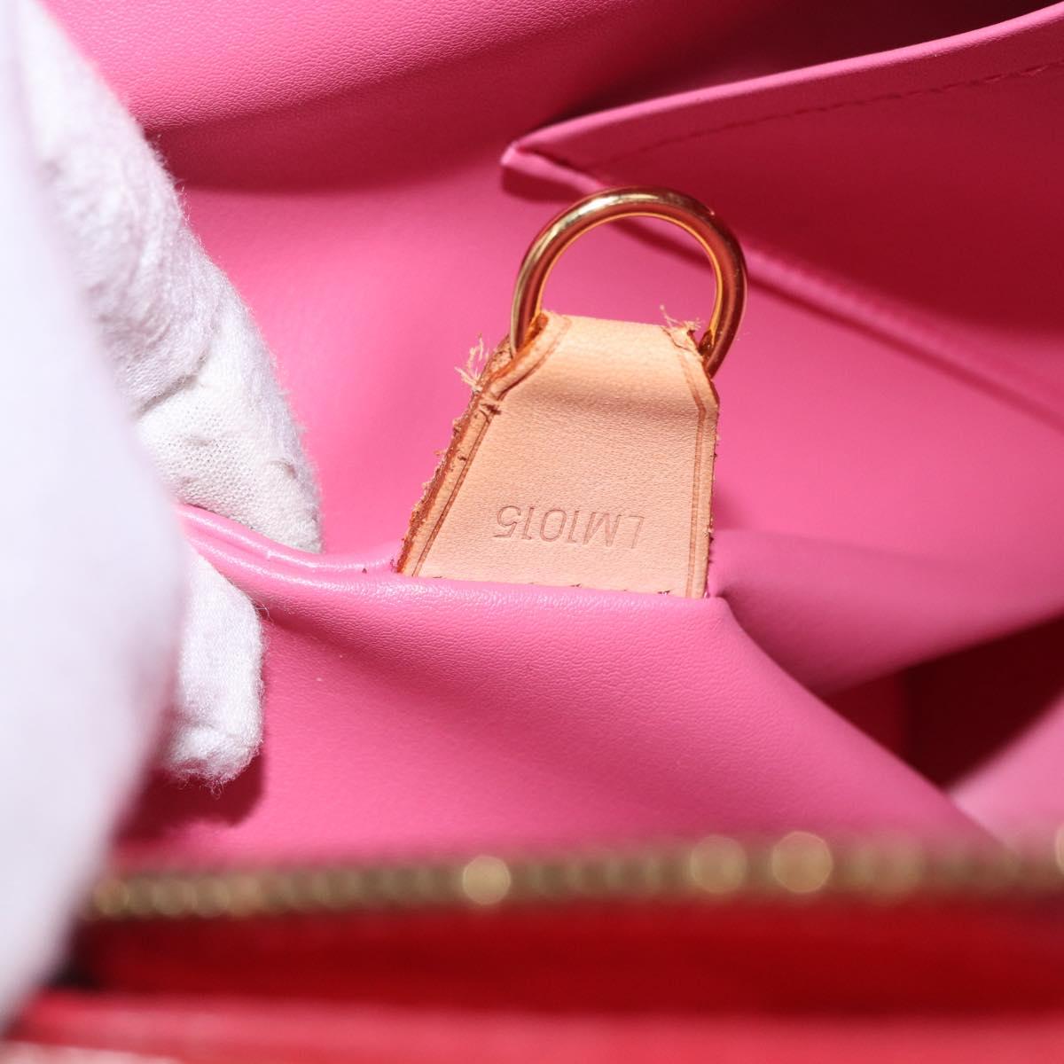 LOUIS VUITTON Monogram Vernis Houston Bag Fran Boise M9135F LV Auth yk20933SAM