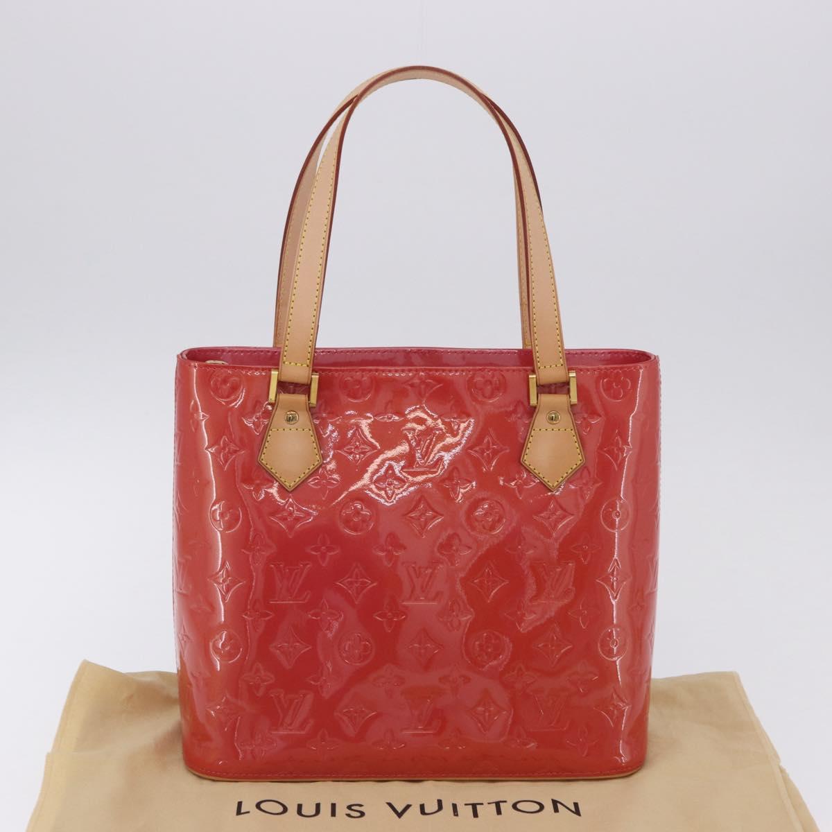 LOUIS VUITTON Monogram Vernis Houston Bag Fran Boise M9135F LV Auth yk20933SAM