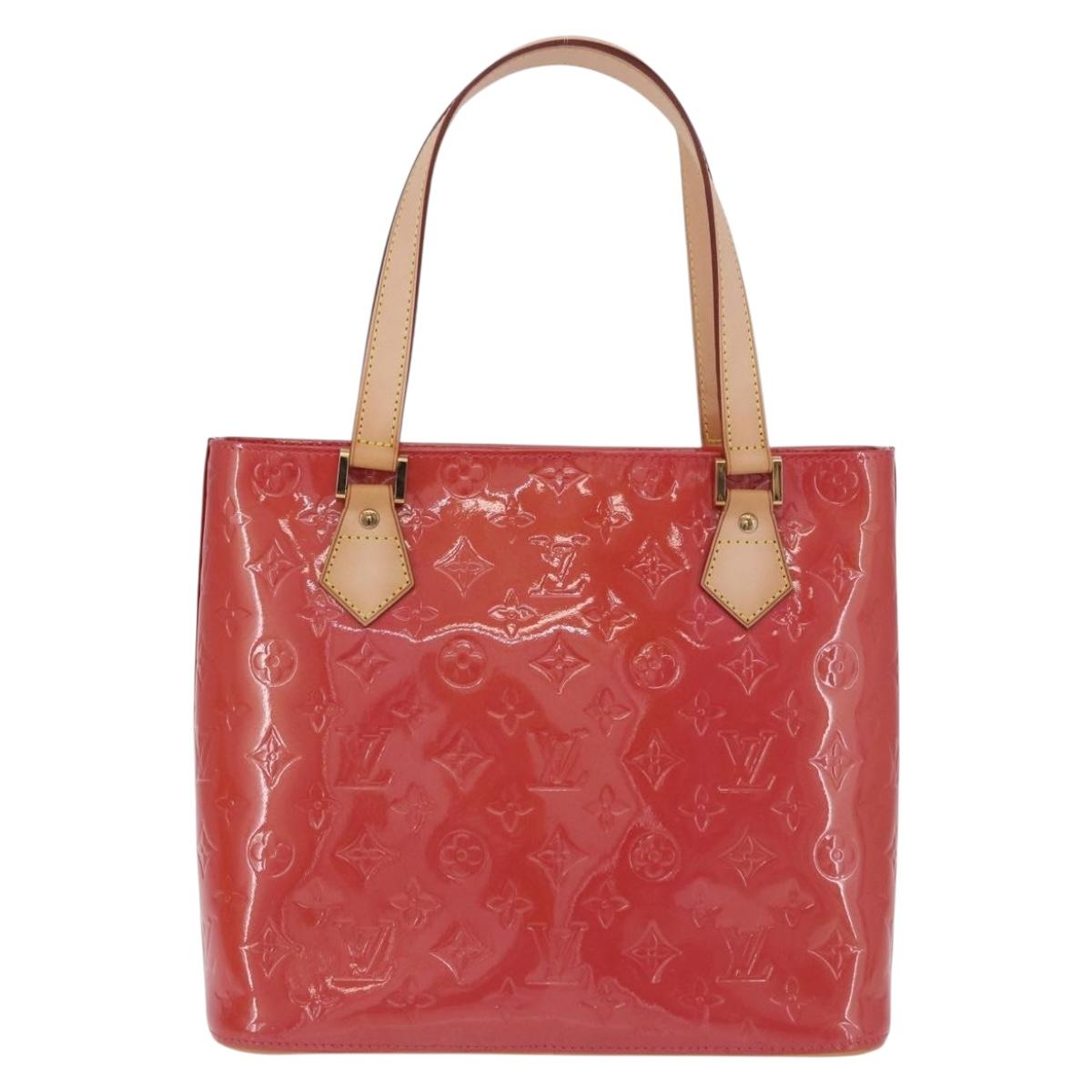 LOUIS VUITTON Monogram Vernis Houston Bag Fran Boise M9135F LV Auth yk20933SAM