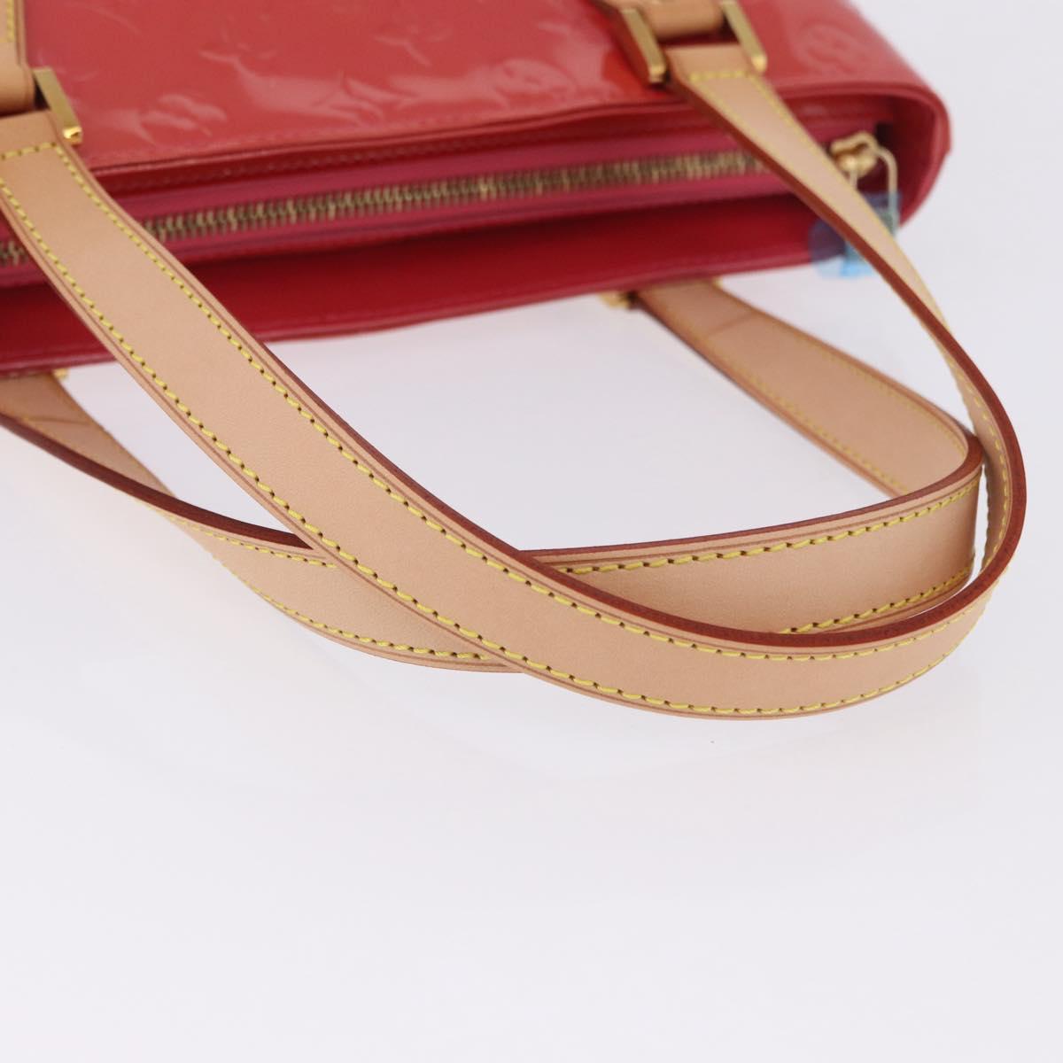 LOUIS VUITTON Monogram Vernis Houston Bag Fran Boise M9135F LV Auth yk20933SAM