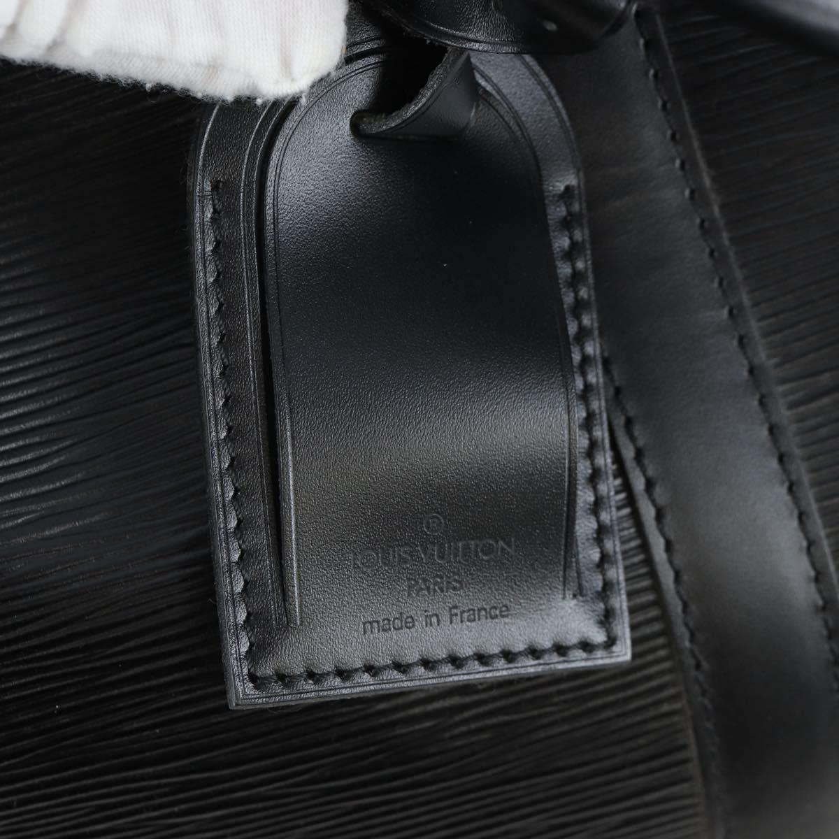LOUIS VUITTON Epi Keepall 55 Boston Bag Noir M42952 LV Auth yk20950SAV