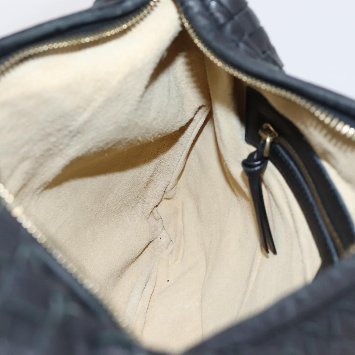 BOTTEGA VENETA INTRECCIATO Hobo Shoulder Bag Leather 115653 Auth yk20954SAV