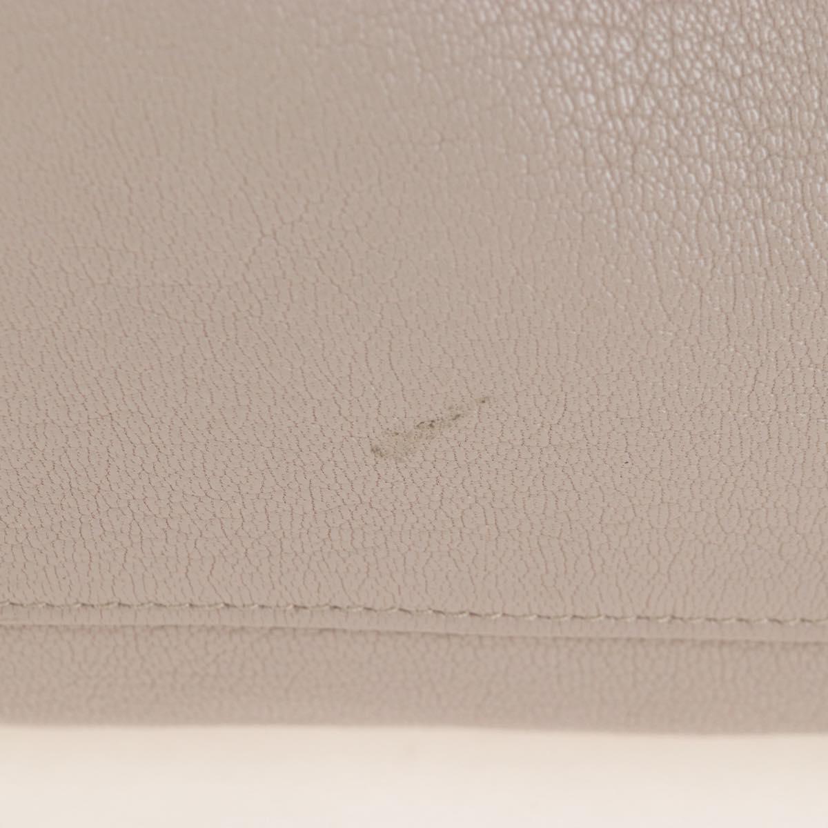 BALENCIAGA Metallic Edge City Hand Bag Leather 2way Beige 390154 Auth yk20959SAM