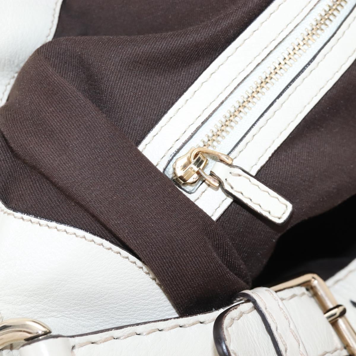 GUCCI GG Canvas Shoulder Bag Beige Gold 203506 Auth yk20974V