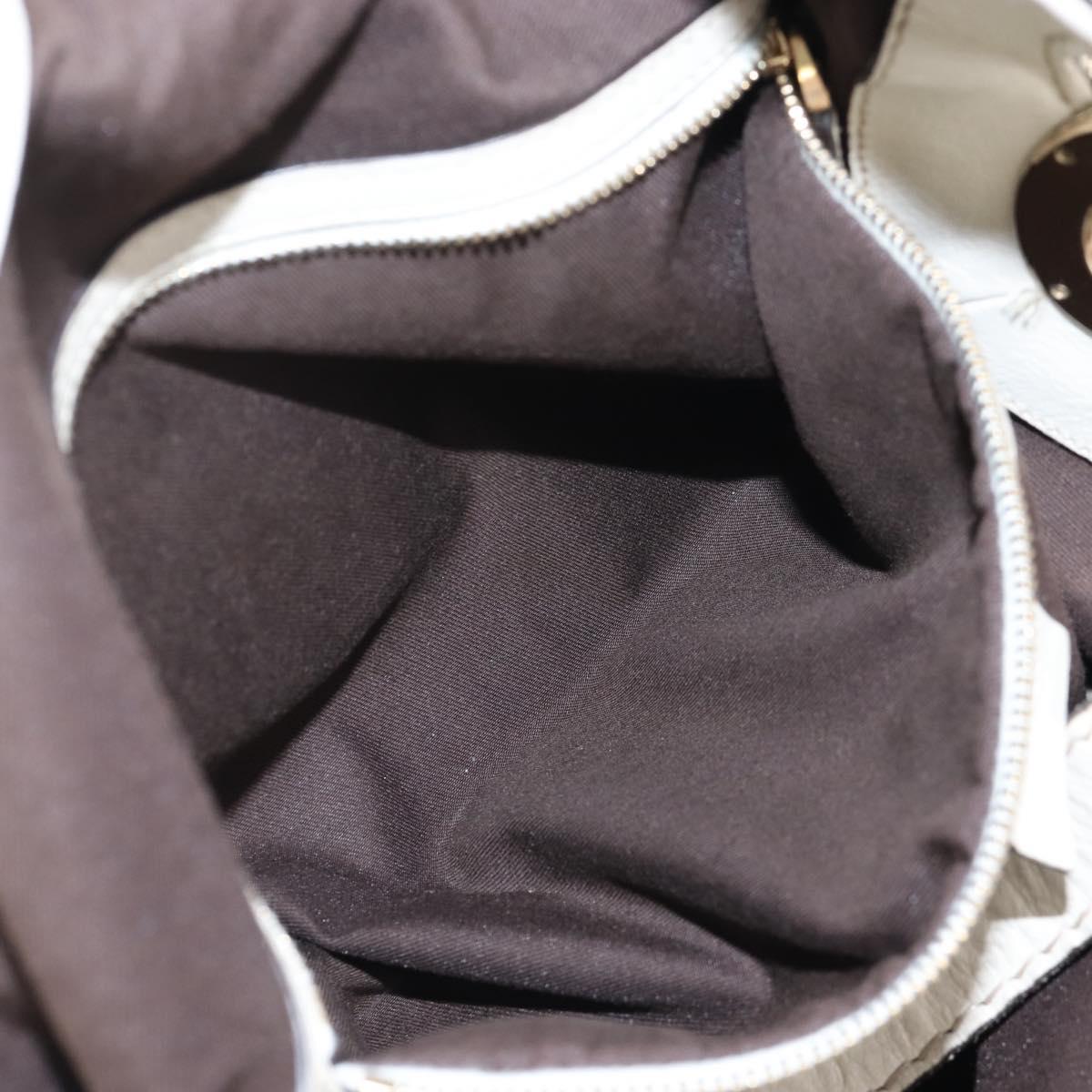 GUCCI GG Canvas Shoulder Bag Beige Gold 203506 Auth yk20974V