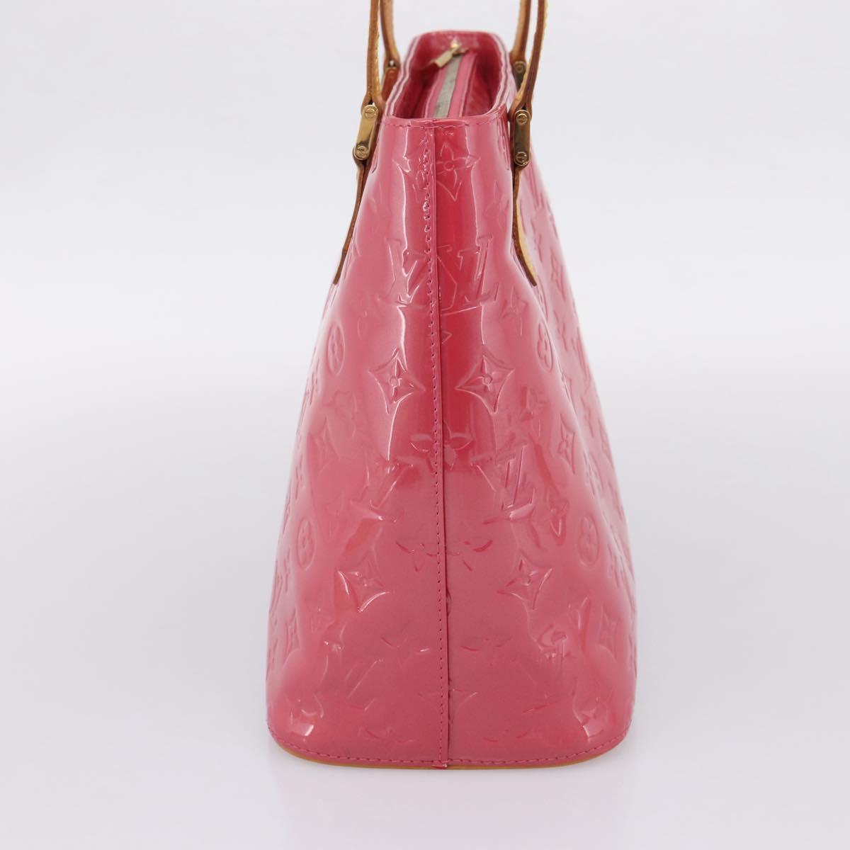 LOUIS VUITTON Monogram Vernis Houston Hand Bag Fran Boise M9135F Auth yk21004V