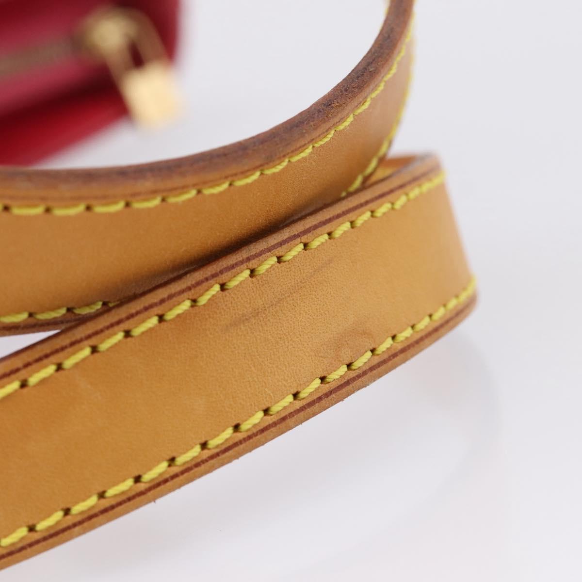 LOUIS VUITTON Monogram Vernis Houston Hand Bag Fran Boise M9135F Auth yk21004V