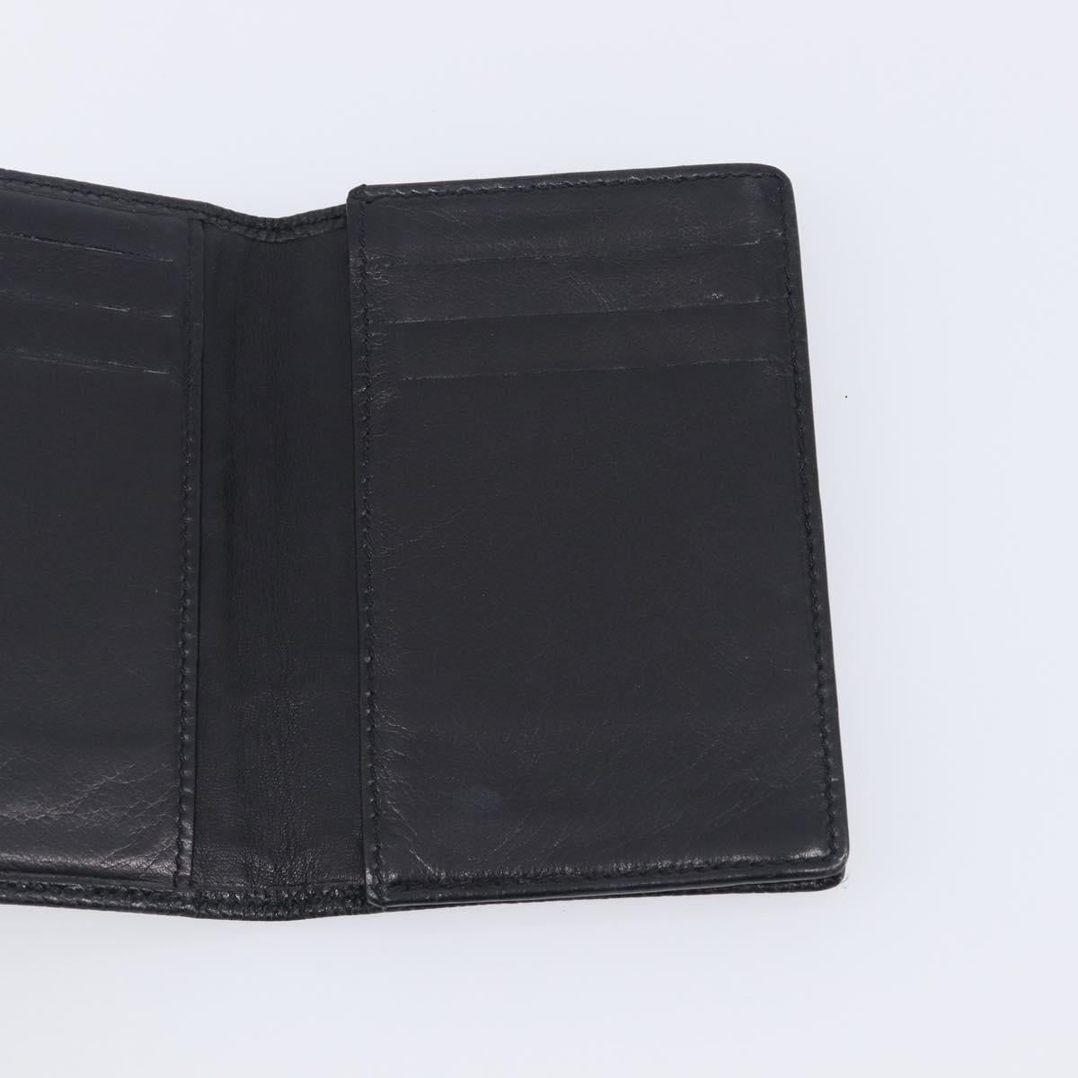 CHANEL COCO Mark Card Case Caviar Skin Black CC Auth yk21009M