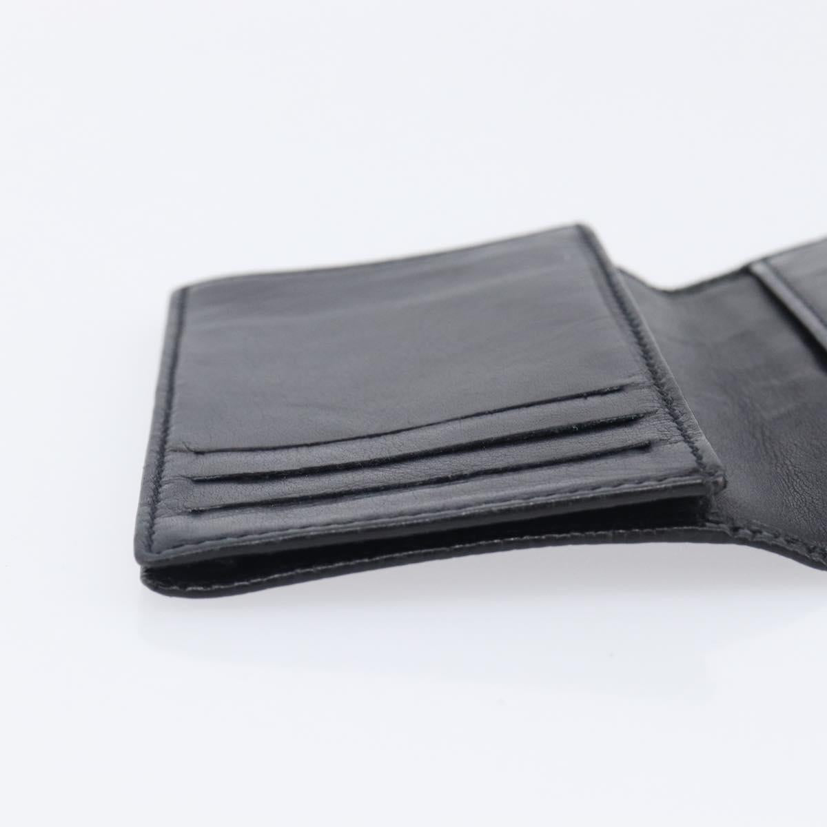 CHANEL COCO Mark Card Case Caviar Skin Black CC Auth yk21009M