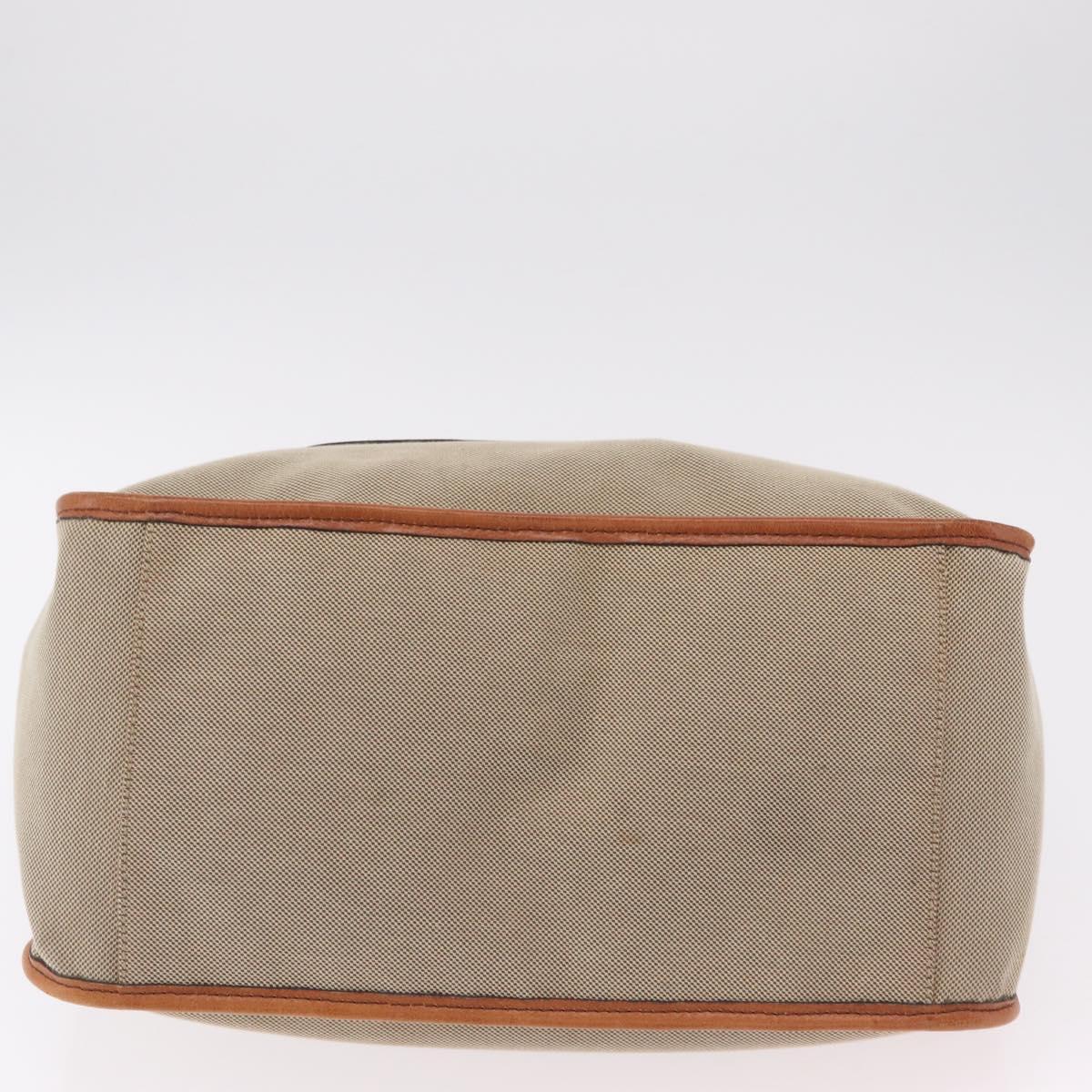 Chloe Harley Hand Bag Canvas Leather Beige Gold Auth yk21014V