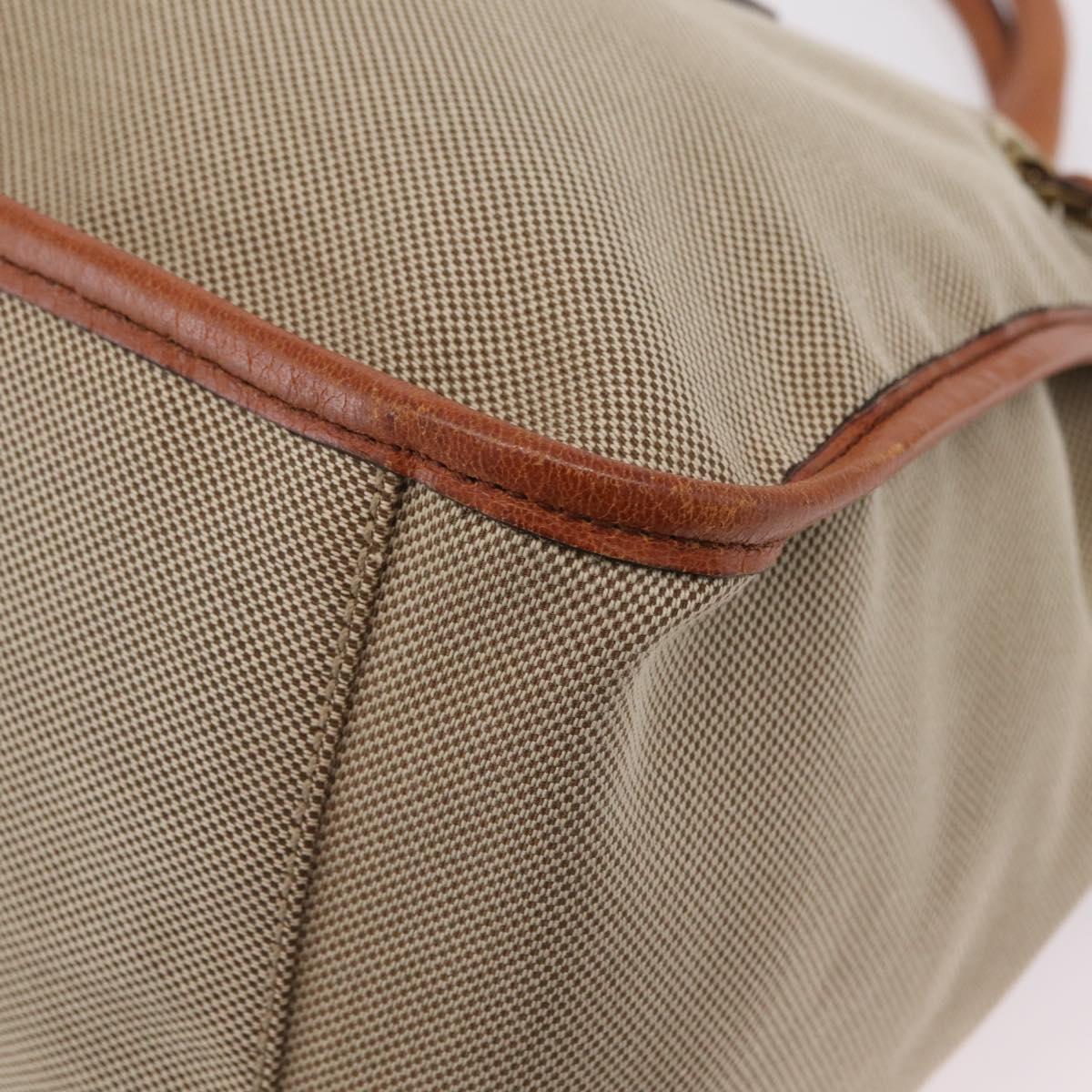 Chloe Harley Hand Bag Canvas Leather Beige Gold Auth yk21014V