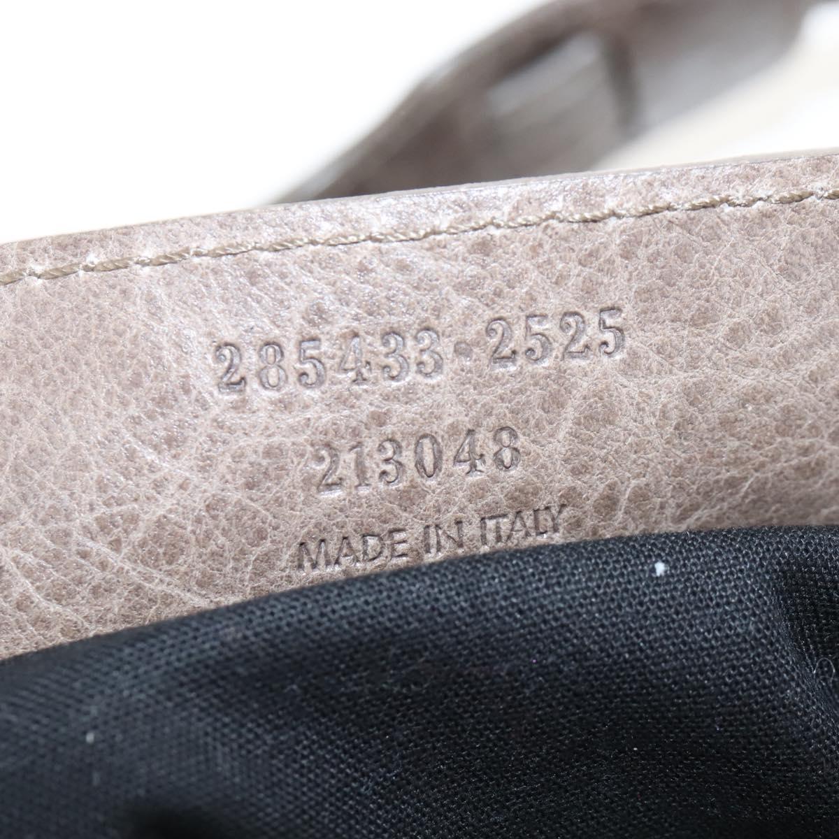 Balenciaga The Giant First Hand Bag Leather 2way Beige 285433 Auth yk21029SAM