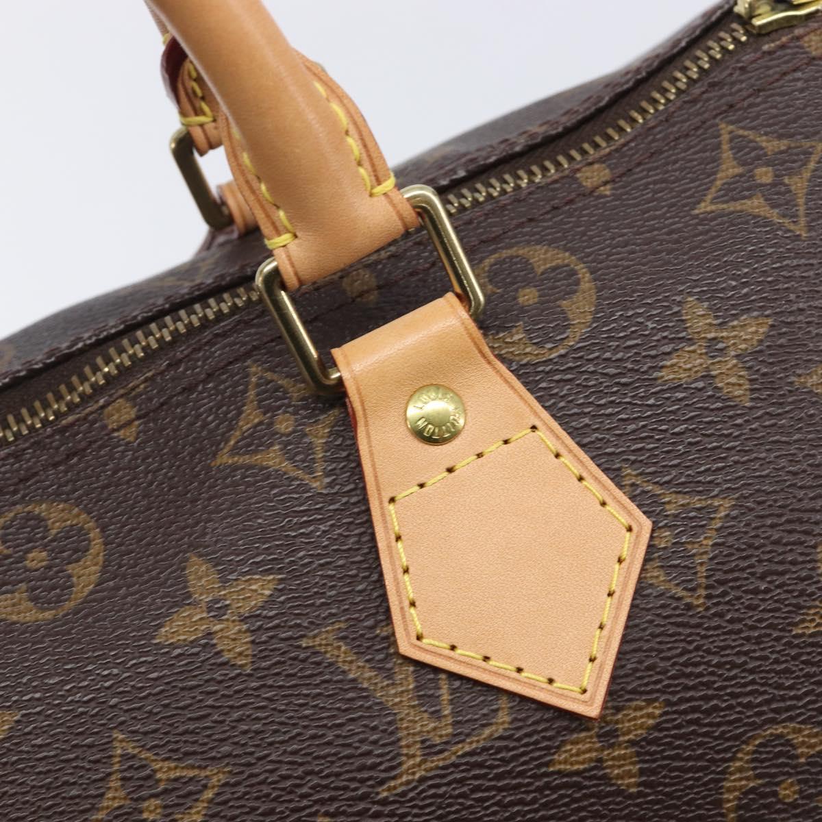 LOUIS VUITTON Monogram Speedy 30 Hand Bag M41526 LV Auth yk21037V