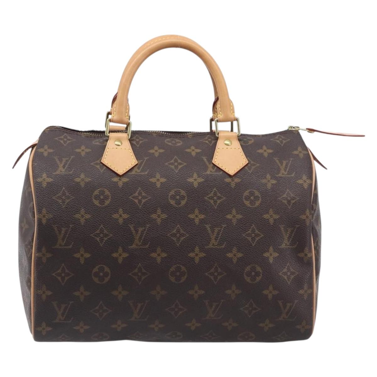 LOUIS VUITTON Monogram Speedy 30 Hand Bag M41526 LV Auth yk21037V