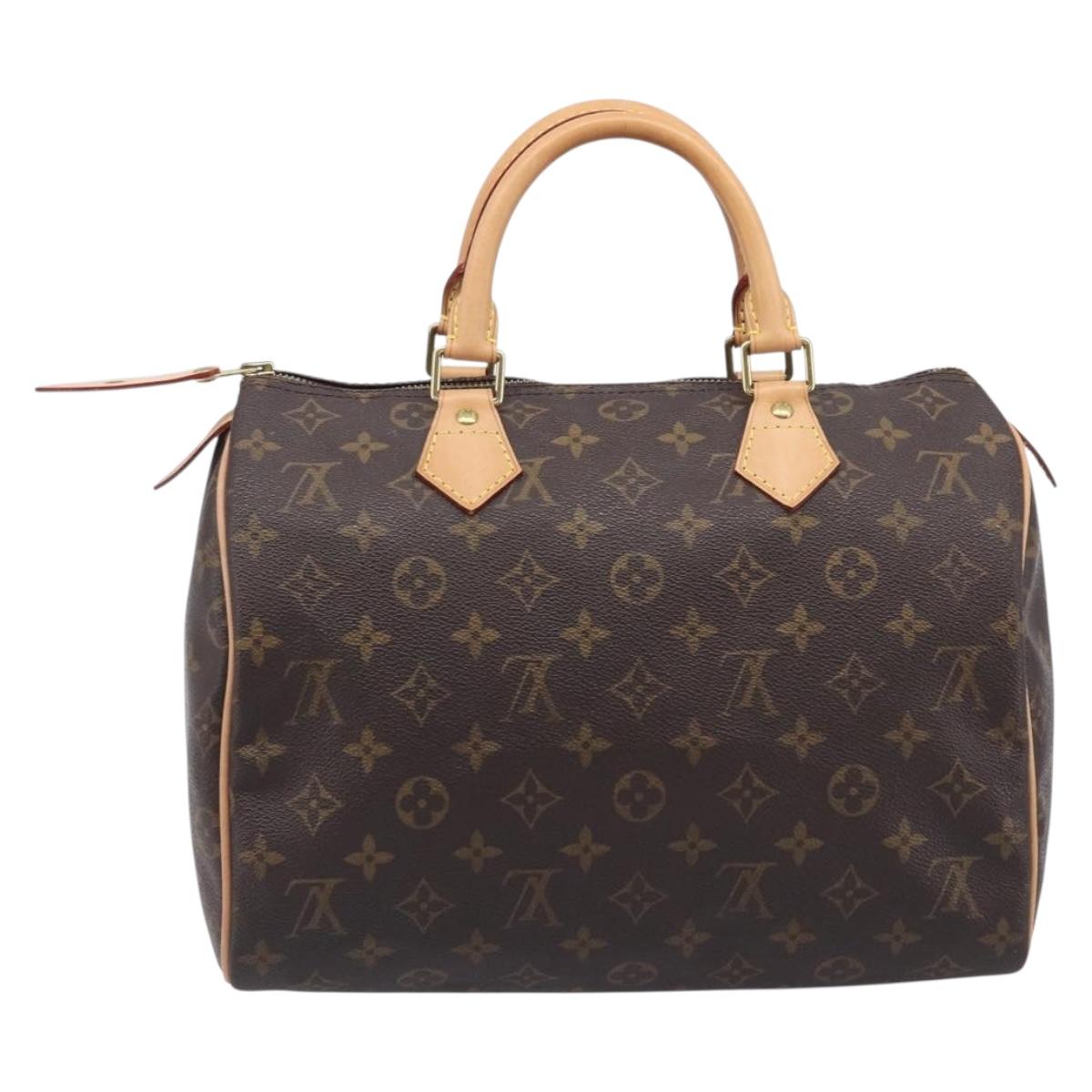 LOUIS VUITTON Monogram Speedy 30 Hand Bag M41526 LV Auth yk21037V