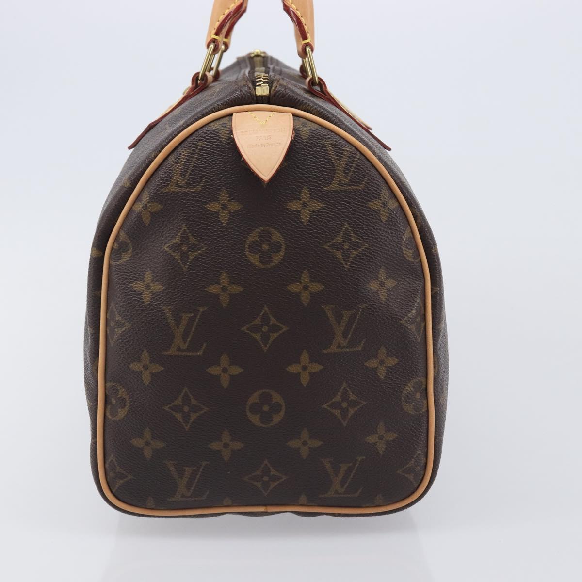 LOUIS VUITTON Monogram Speedy 30 Hand Bag M41526 LV Auth yk21037V