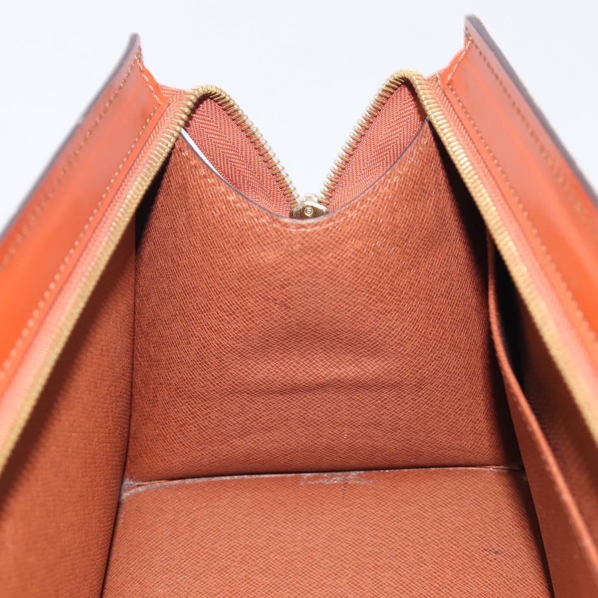 LOUIS VUITTON Epi Sac Triangle Hand Bag Brown M52093 LV Auth yk21038