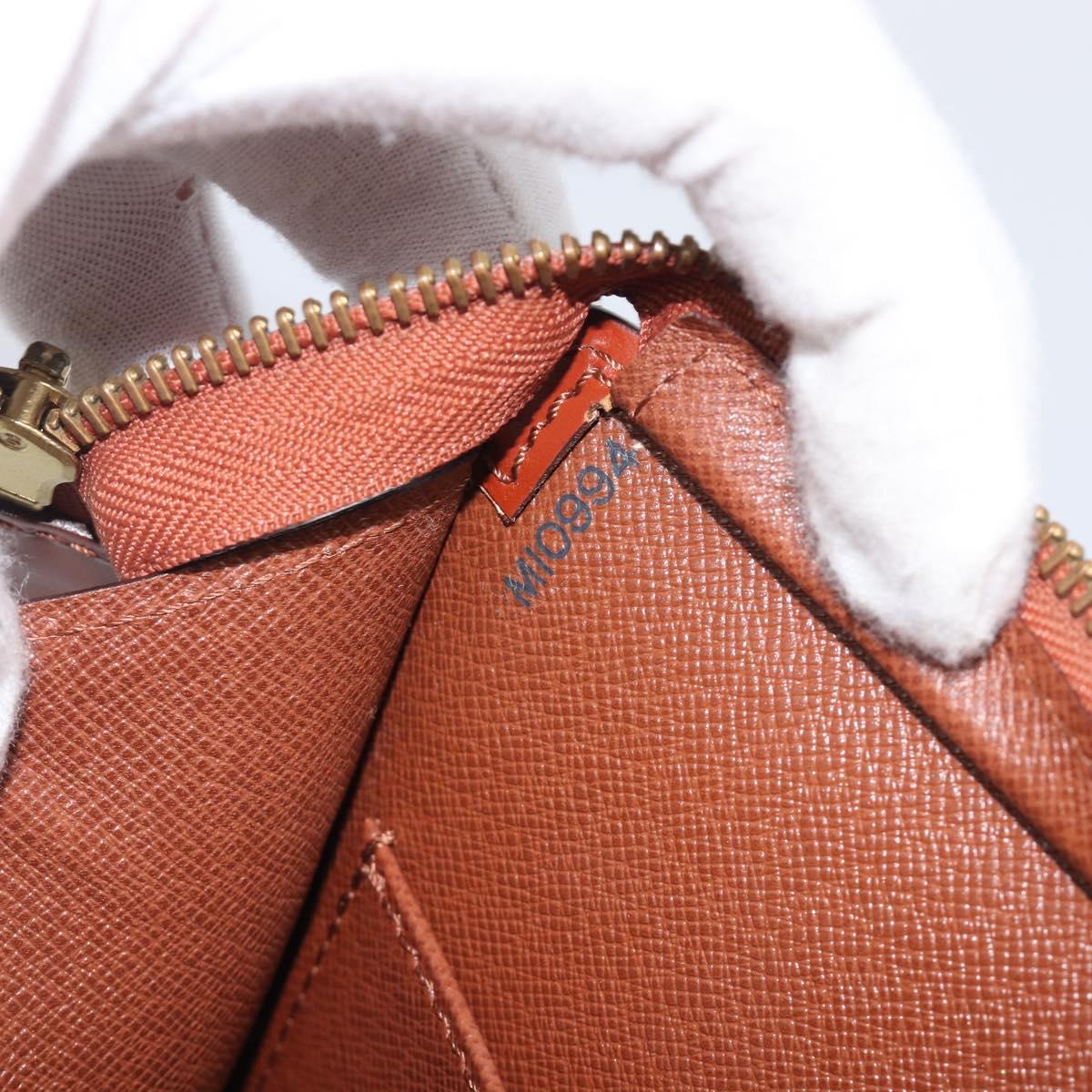 LOUIS VUITTON Epi Sac Triangle Hand Bag Brown M52093 LV Auth yk21038