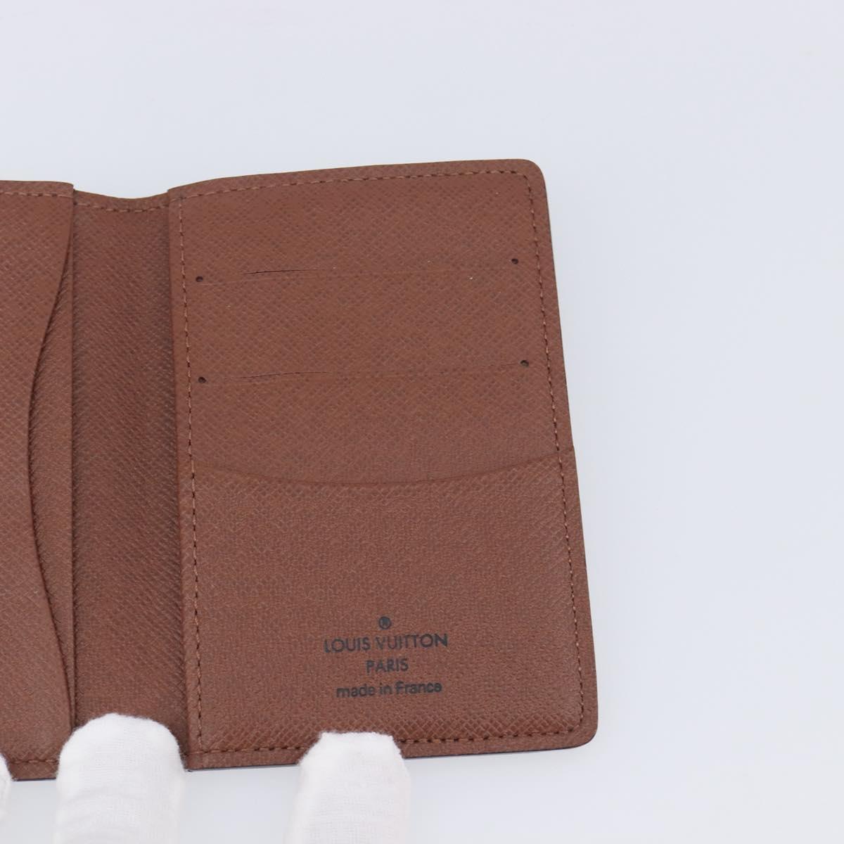 LOUIS VUITTON Monogram Organizer De Poch Card Case M61732 LV Auth yk21041M