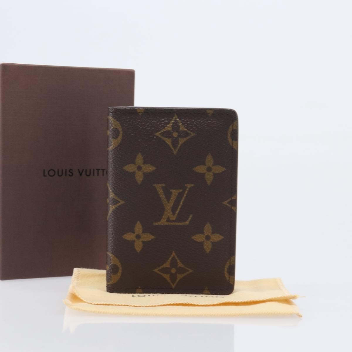 LOUIS VUITTON Monogram Organizer De Poch Card Case M61732 LV Auth yk21041M