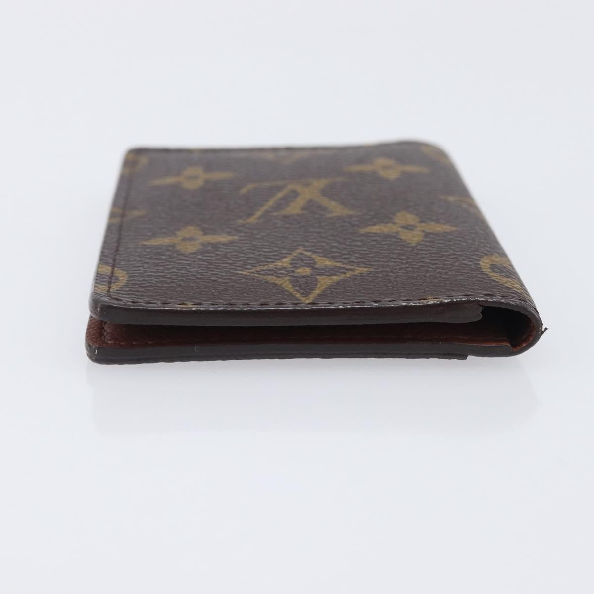 LOUIS VUITTON Monogram Organizer De Poch Card Case M61732 LV Auth yk21041M