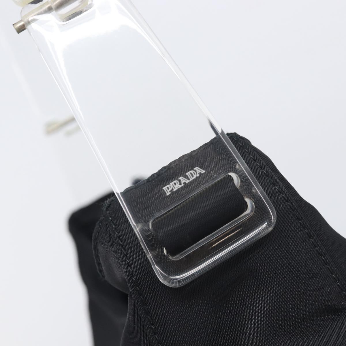 PRADA Shoulder Bag Nylon Black Auth yk21100A