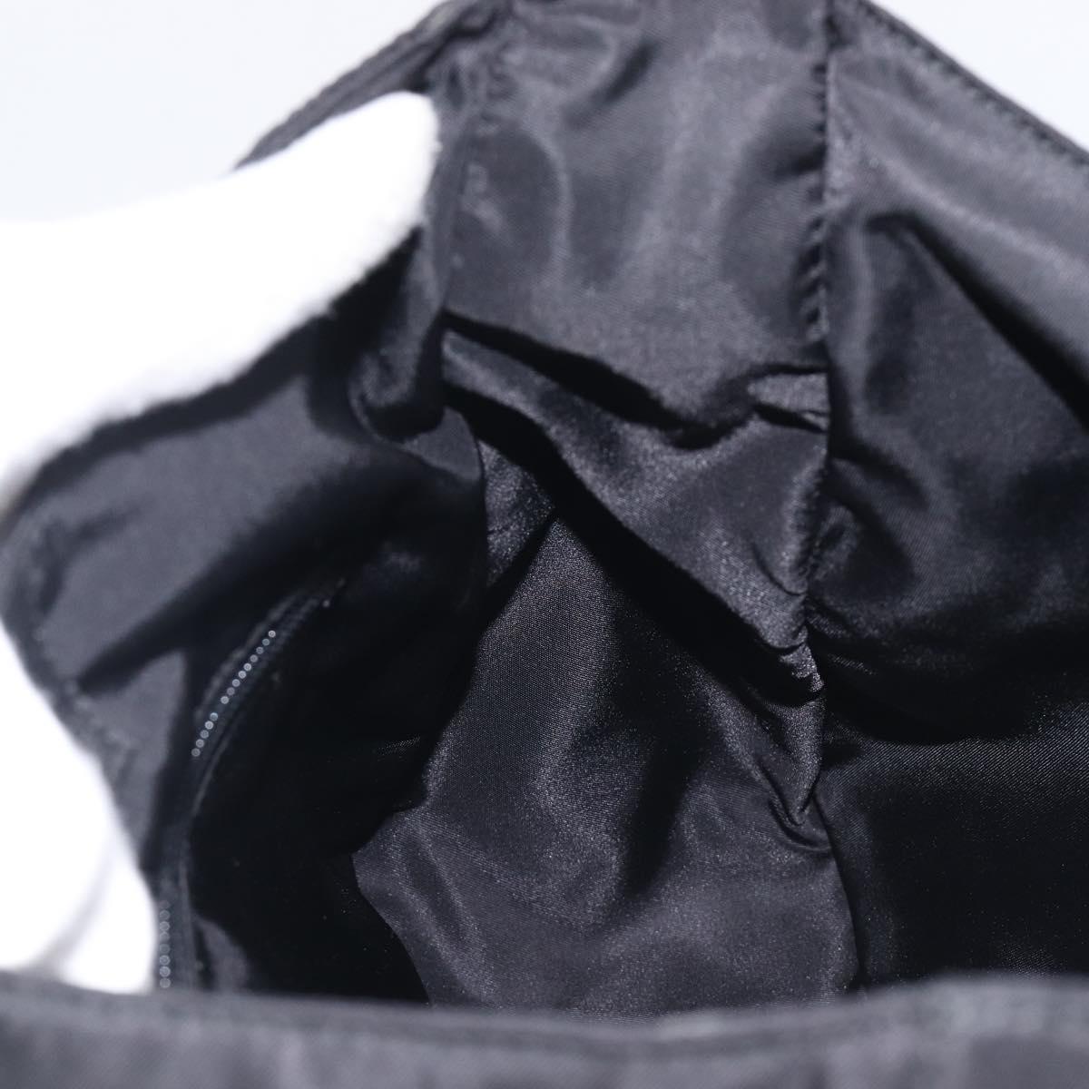 PRADA Shoulder Bag Nylon Black Auth yk21100A