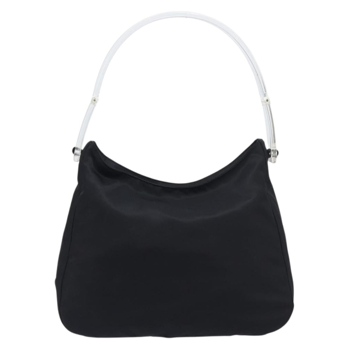 PRADA Shoulder Bag Nylon Black Auth yk21100A