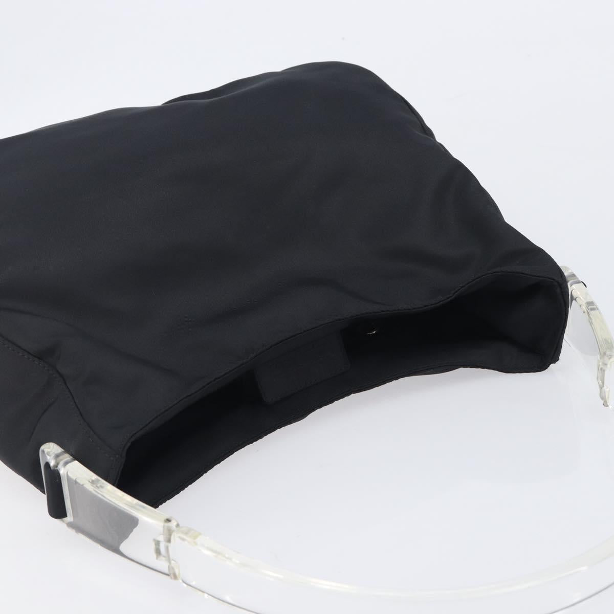 PRADA Shoulder Bag Nylon Black Auth yk21100A